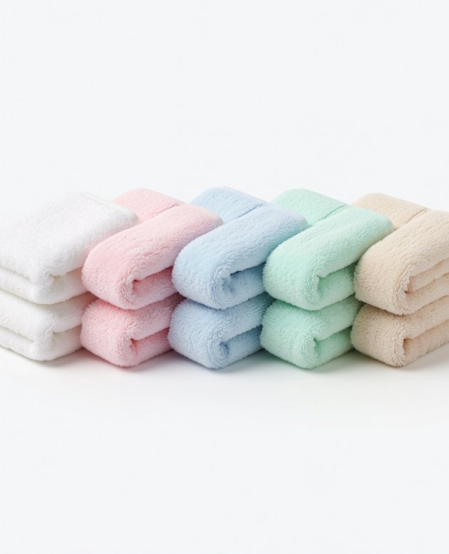 Pack Of 10 Wash Towels 100% Soft Cotton